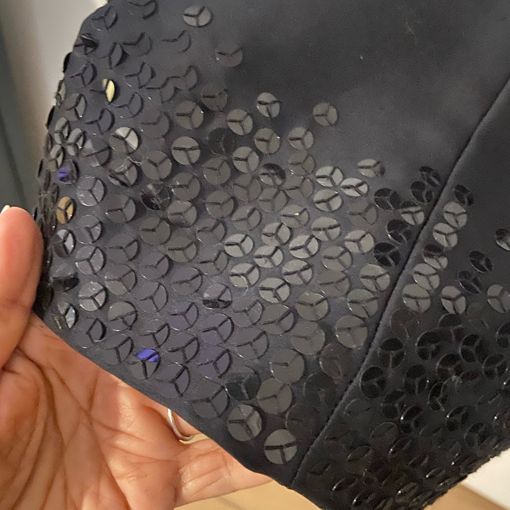 Ann Taylor Black Sequin Detail Pants